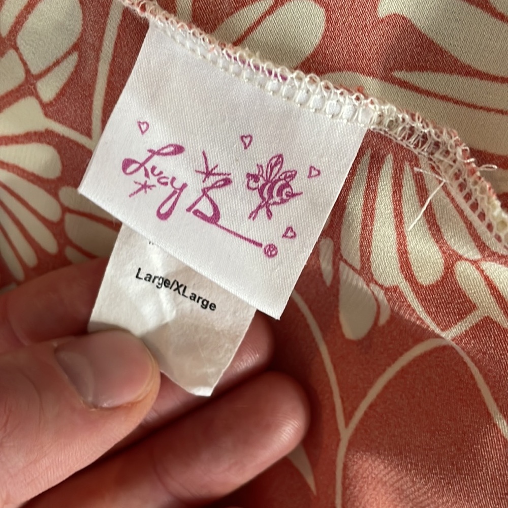 Silk-like robe - Picture 4 of 6